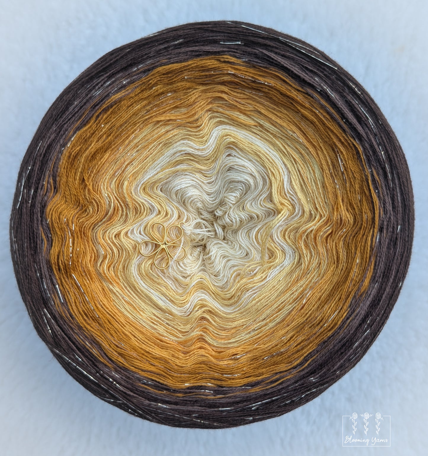 Gradient ombre yarn cake colour combination C414