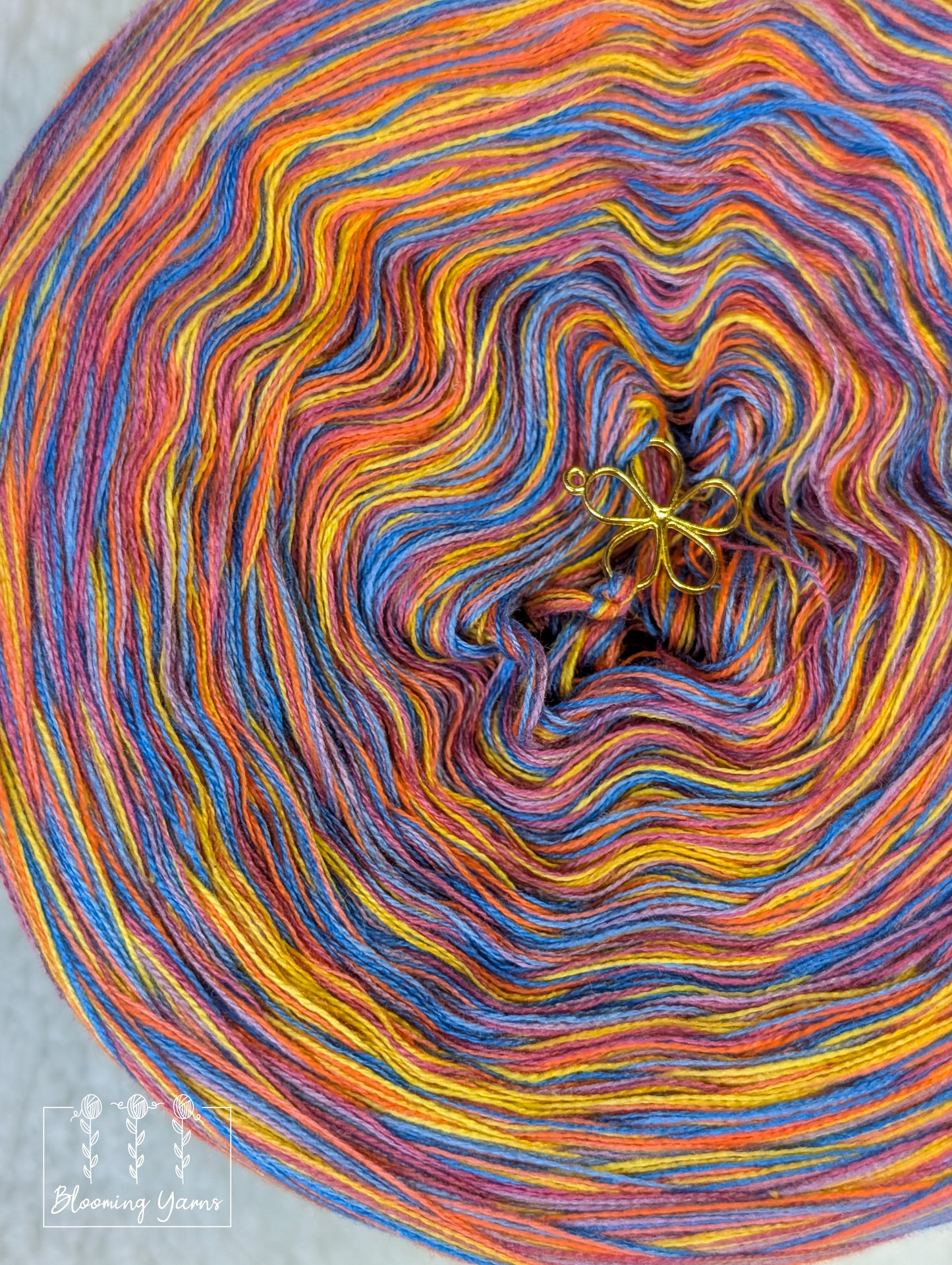 Melange yarn cake colour combination MEL001