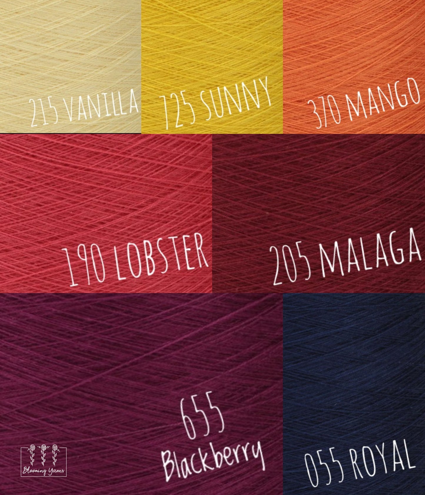 Gradient ombre yarn cake colour combination C431