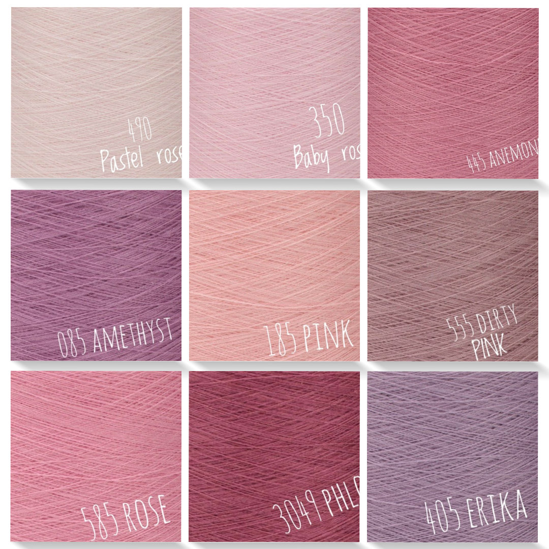solid/mono colour yarn 50%cotton/50%acrylic