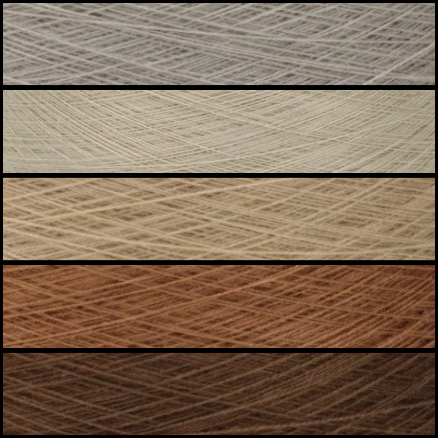 Gradient ombre yarn cake colour combination C389 "Terra Ombre"