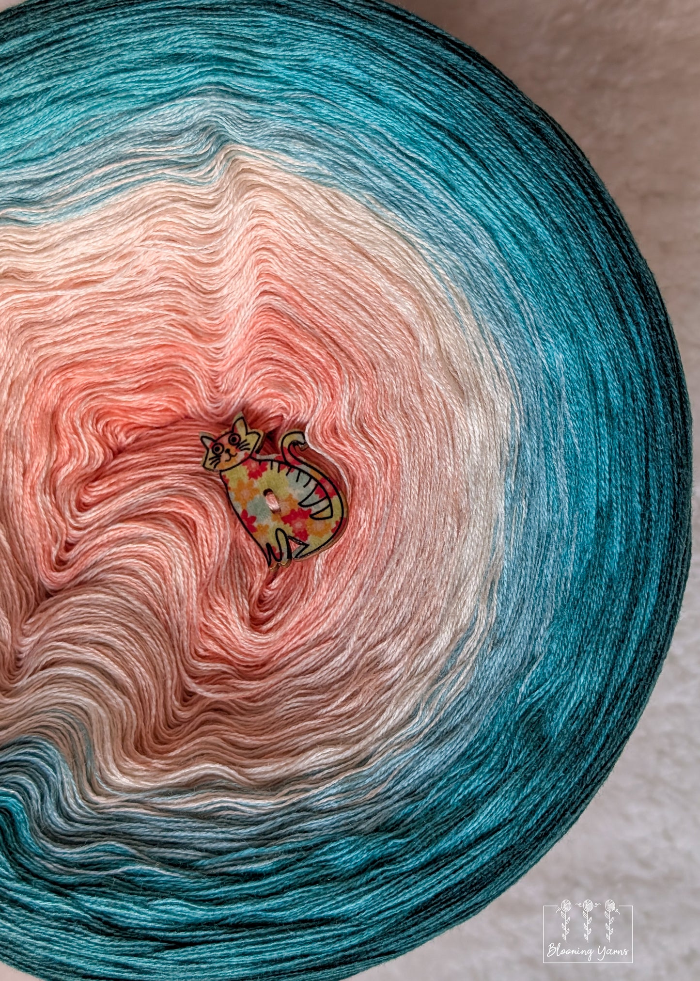 Gradient ombre yarn cake colour combination C410