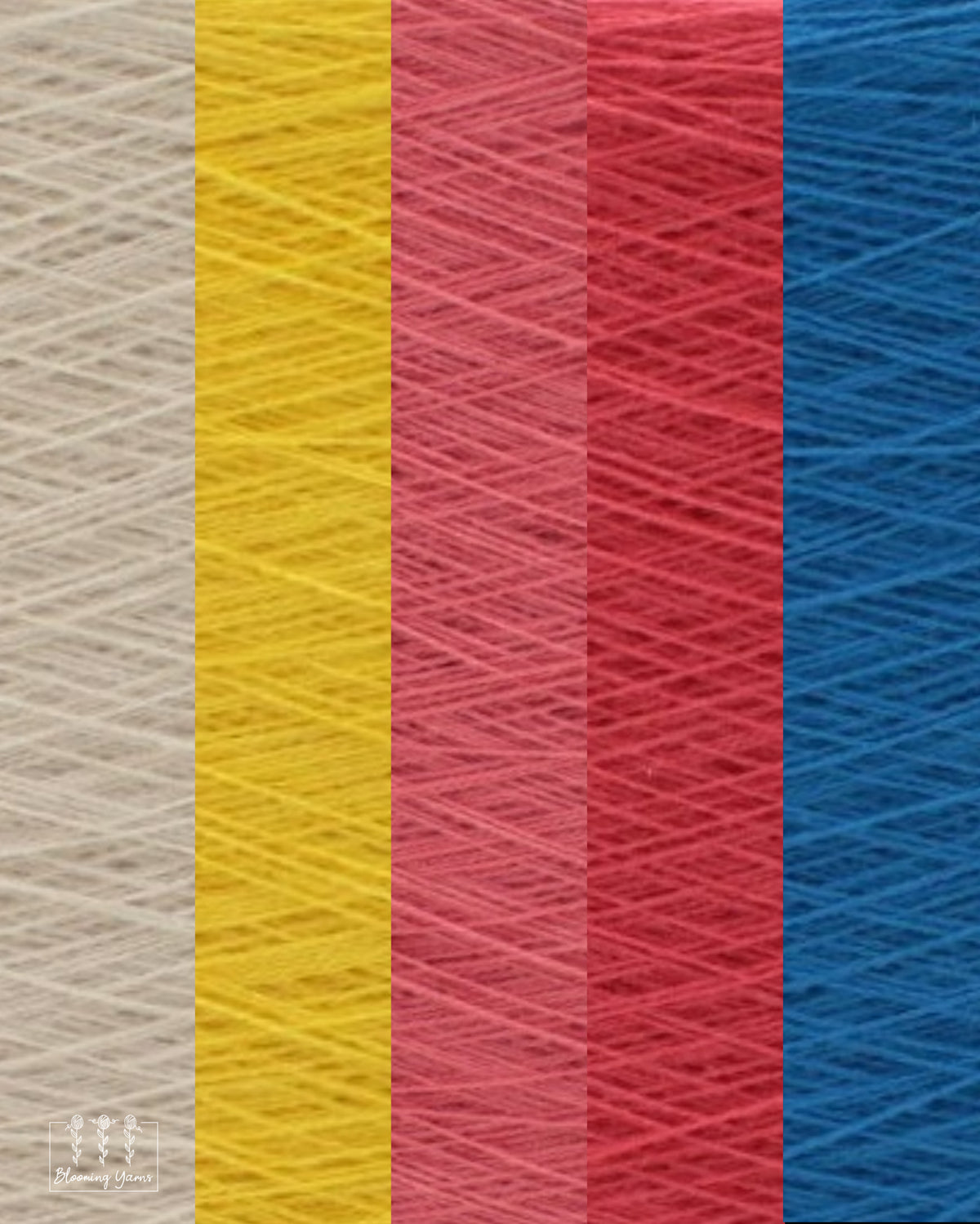 "Beach Day" gradient ombre yarn cake