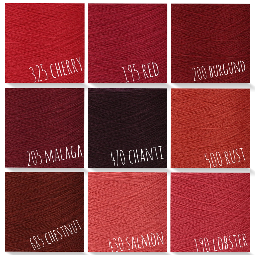 solid/mono colour yarn 50%cotton/50%acrylic