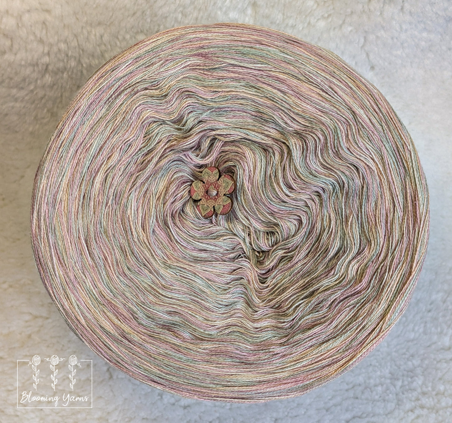 Melange yarn cake colour combination MEL006