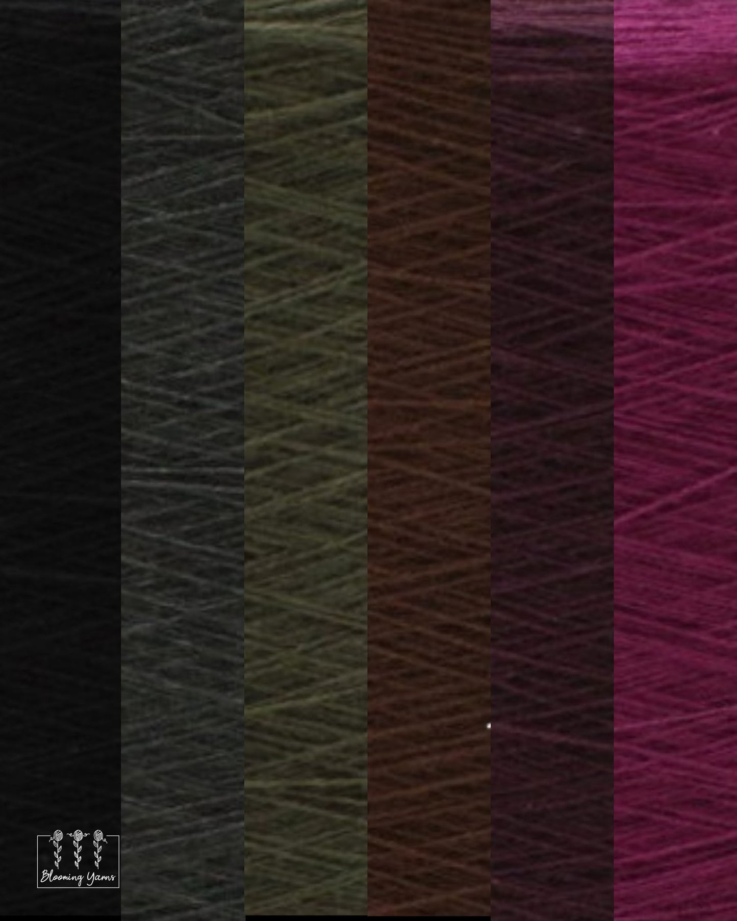 Gradient ombre yarn cake colour combination C432