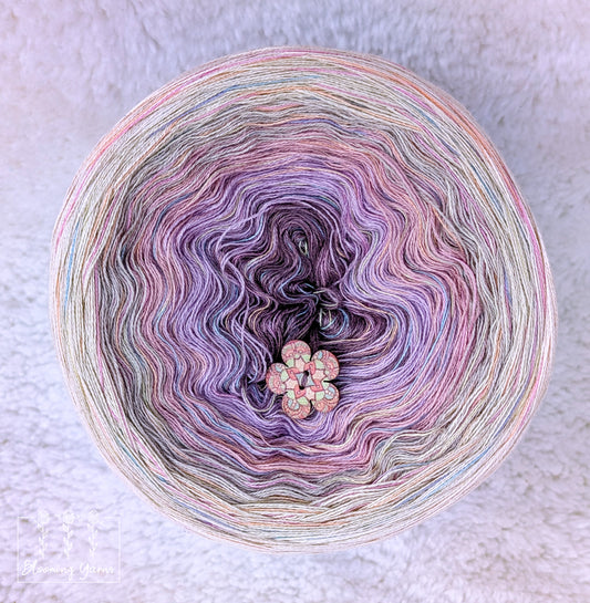 Gradient ombre yarn cake colour combination C395