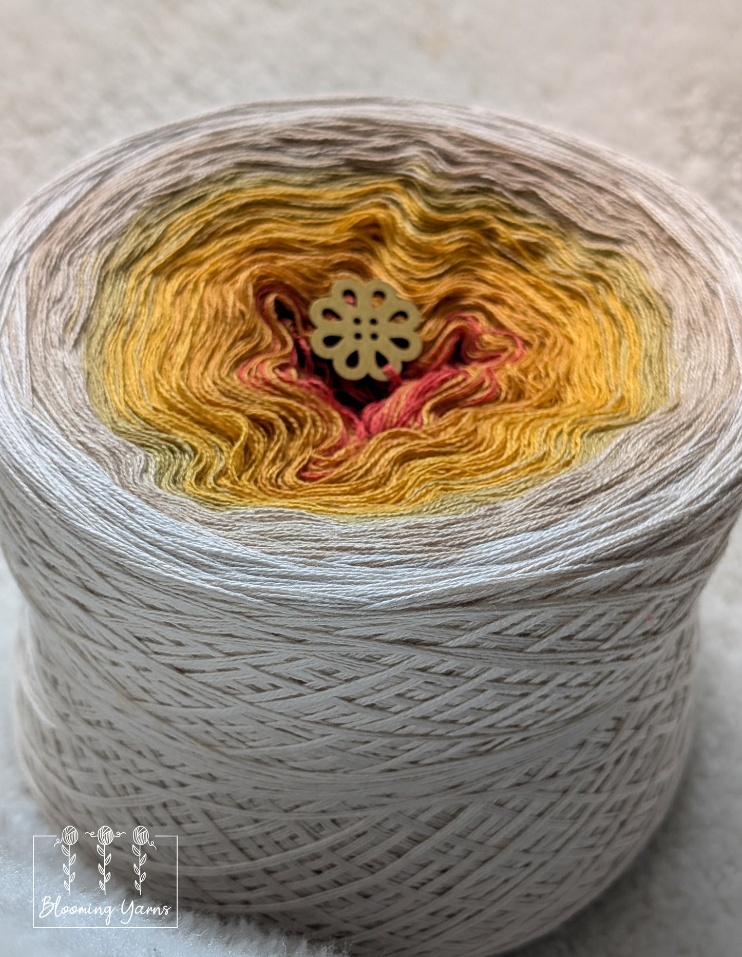 Gradient ombre yarn cake colour combination C385