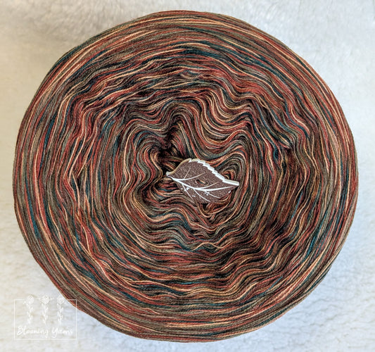 Melange yarn cake colour combination MEL007