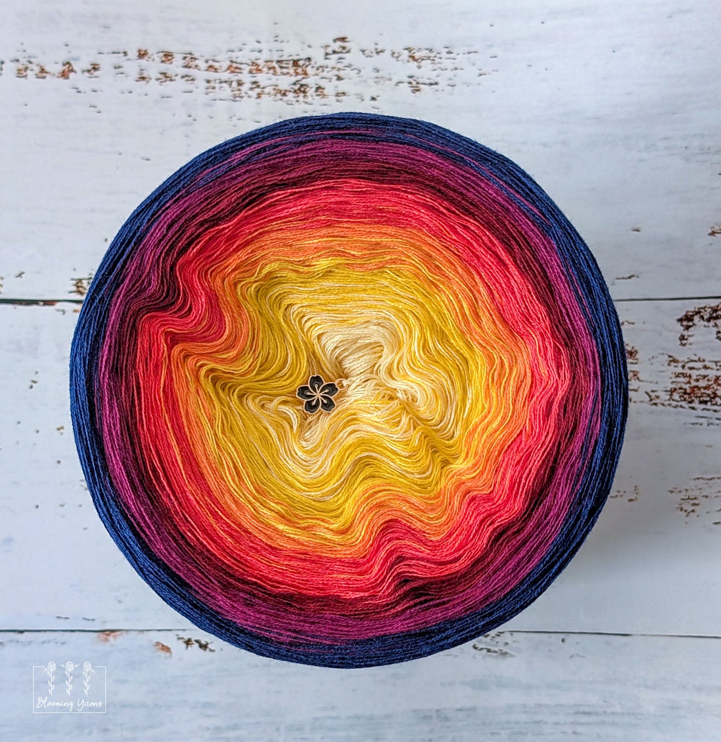 Gradient ombre yarn cake colour combination C431
