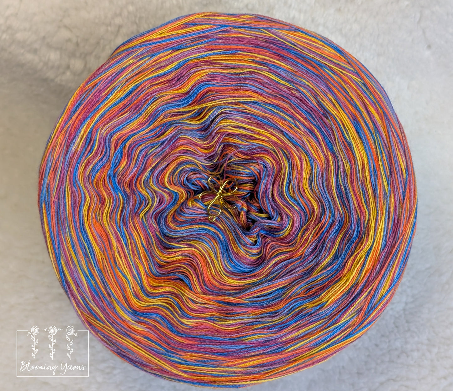 Melange yarn cake colour combination MEL001