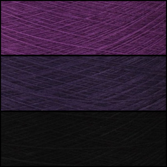 Gradient ombre yarn cake colour combination C249'