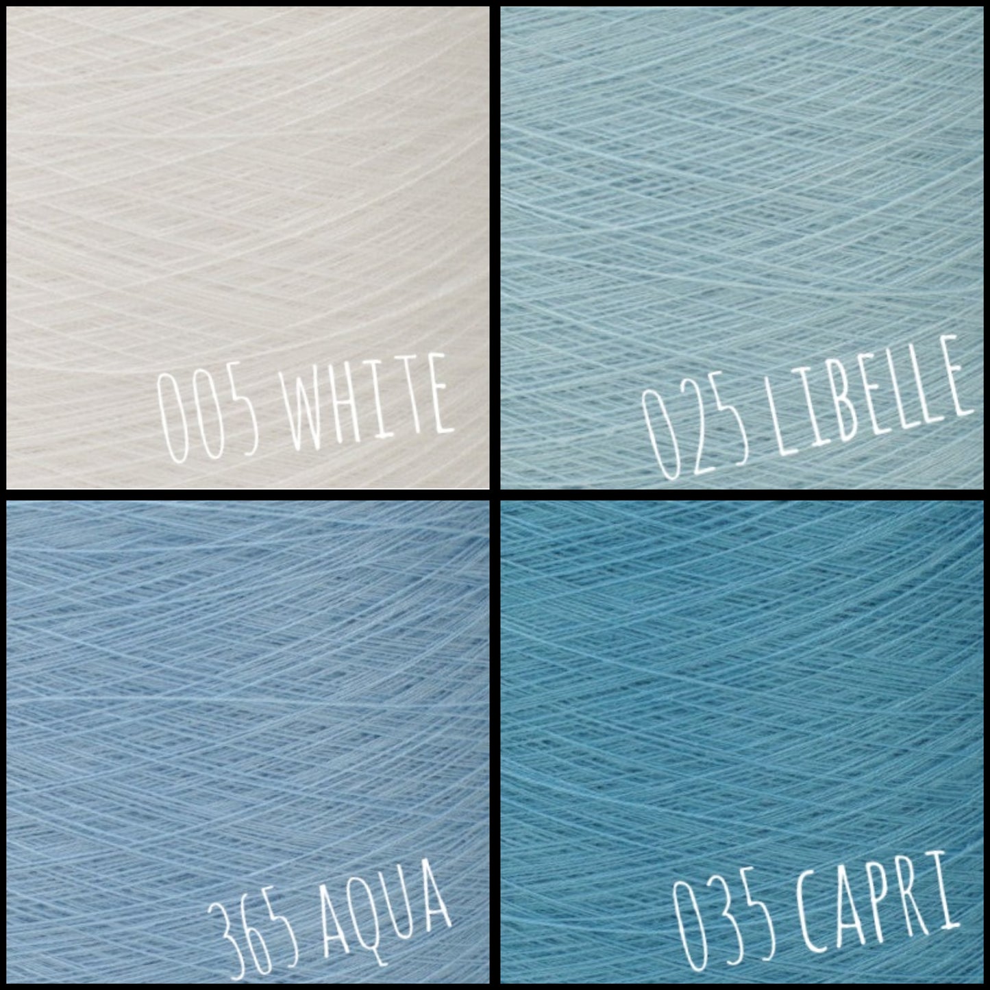 Gradient ombre yarn cake colour combination C387