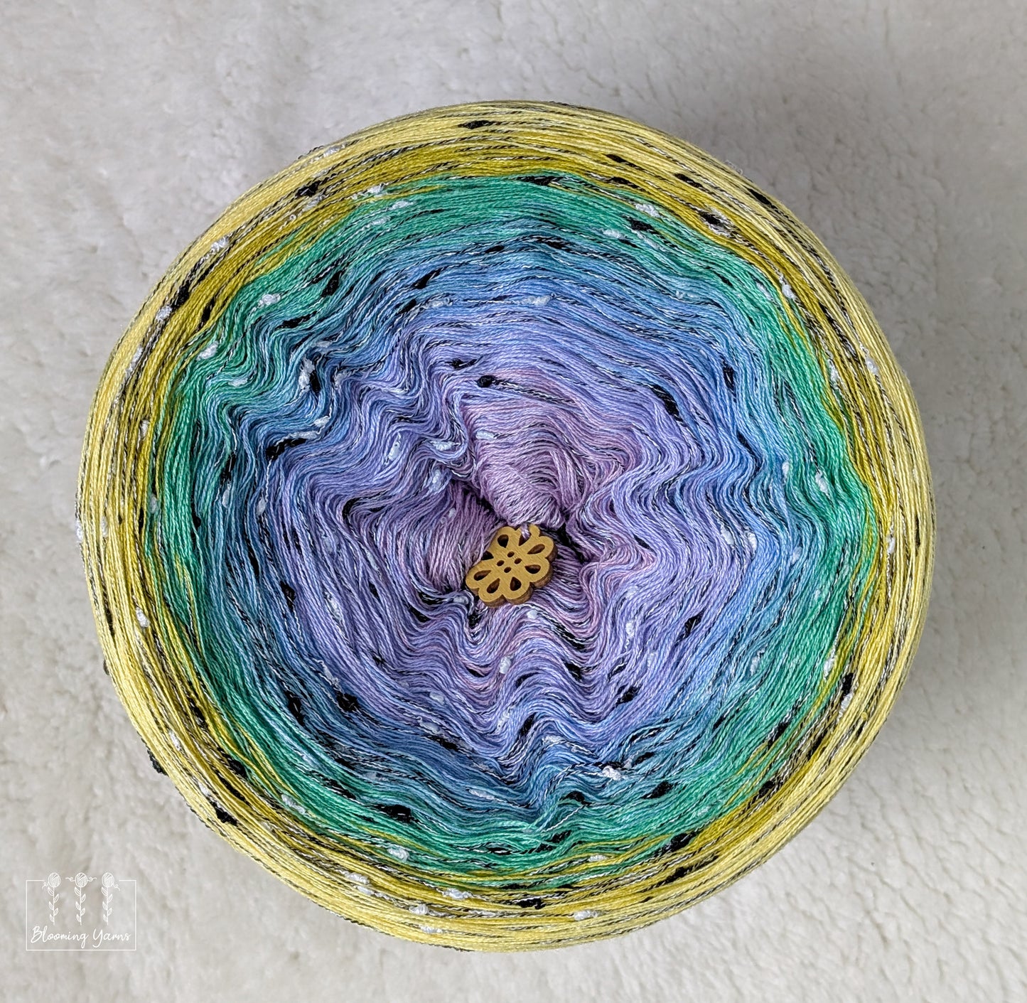 Gradient ombre yarn cake colour combination C420