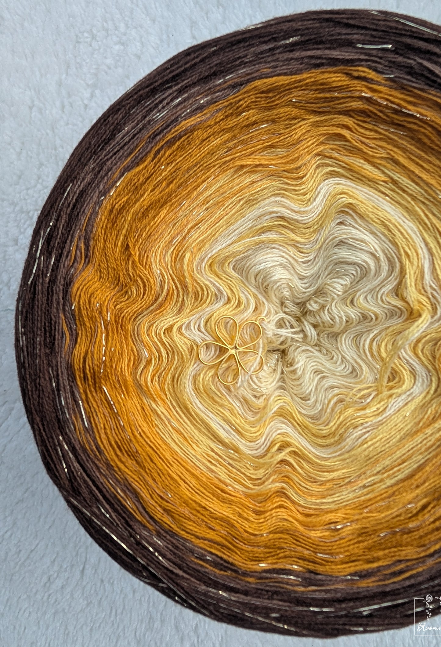 Gradient ombre yarn cake colour combination C414