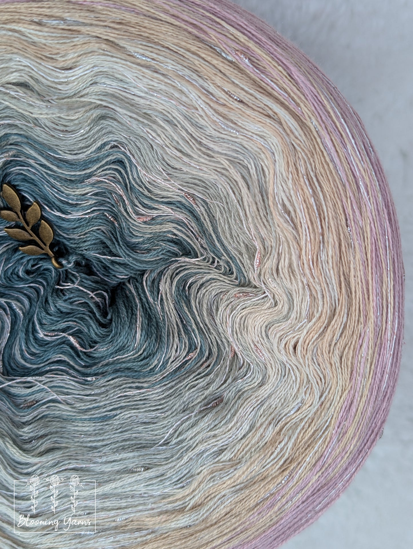 Gradient ombre yarn cake colour combination C392' "Wistful Wanderer"