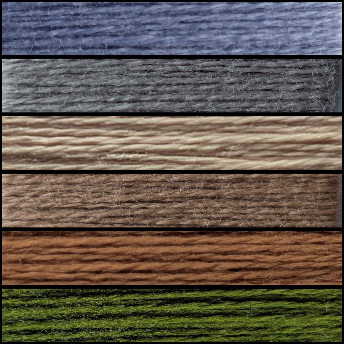 Gradient ombre yarn cake colour combination MA031 "Canyon Wanderer"