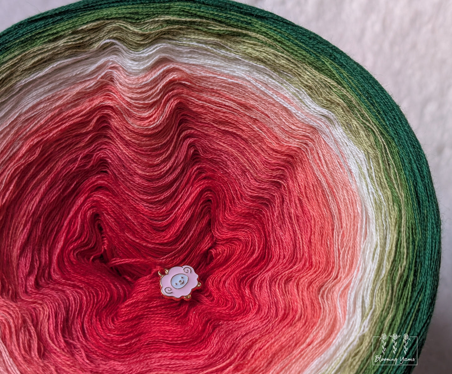 Gradient ombre yarn cake colour combination C409