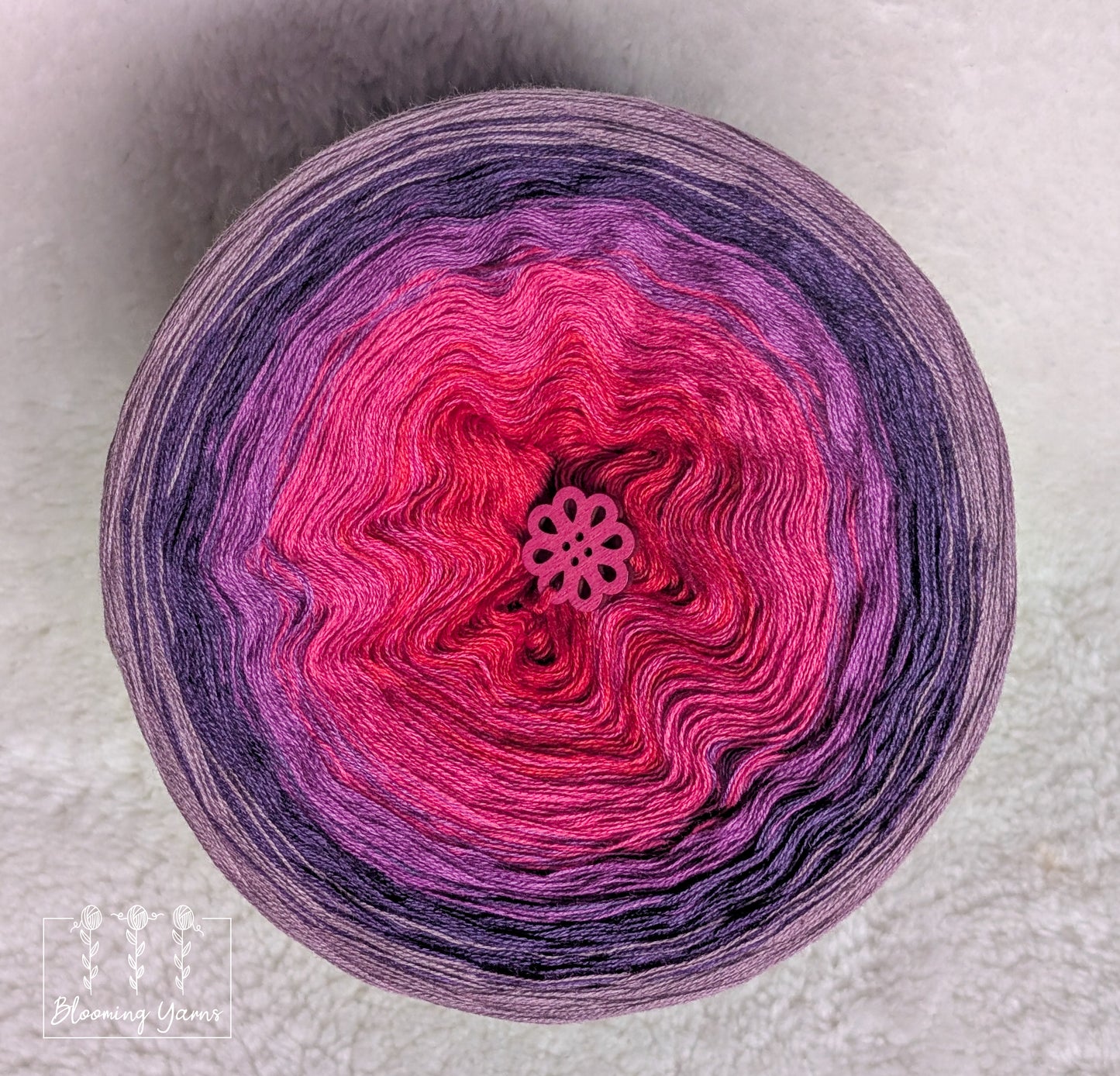 Gradient ombre yarn cake colour combination C380