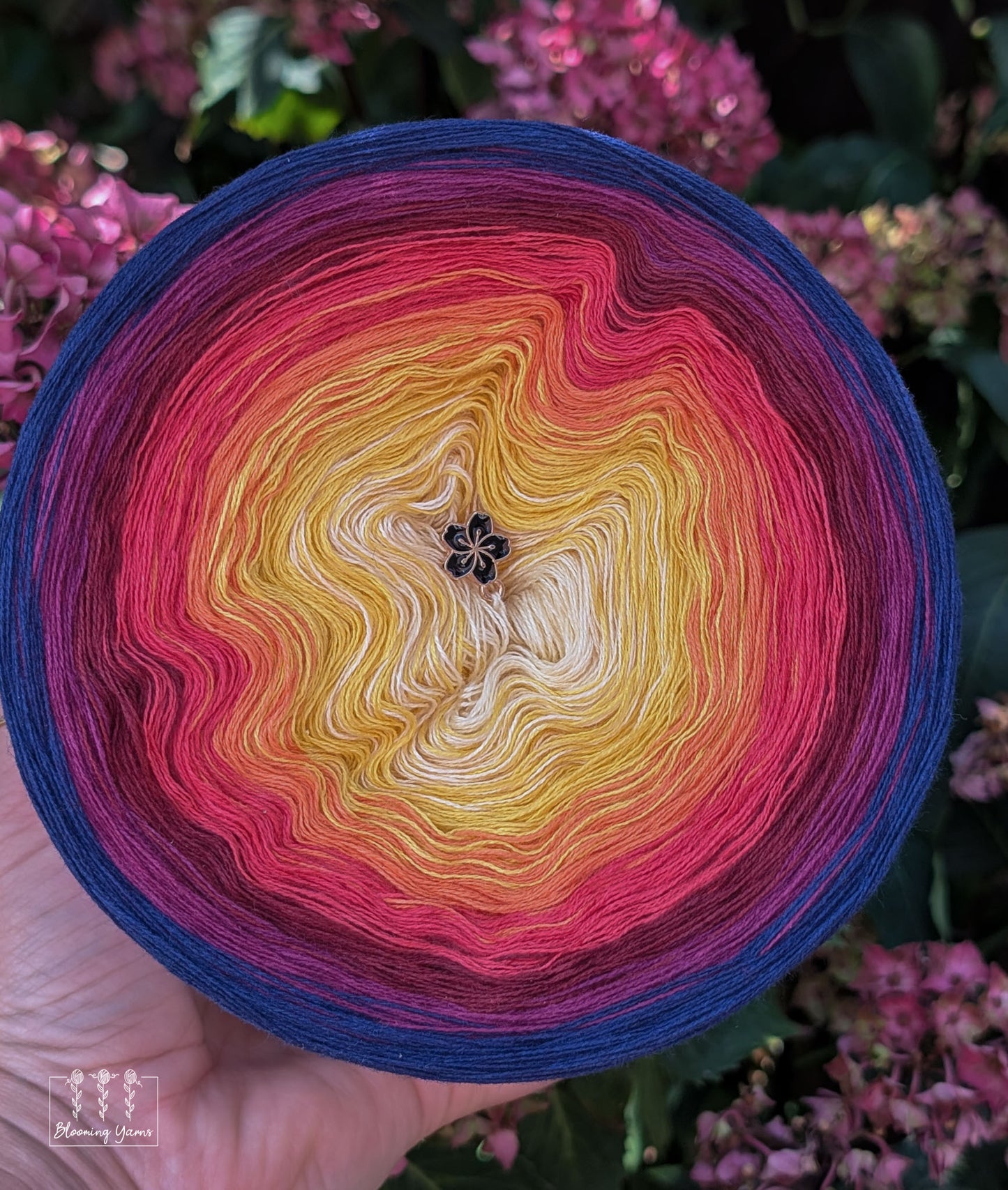 Gradient ombre yarn cake colour combination C431