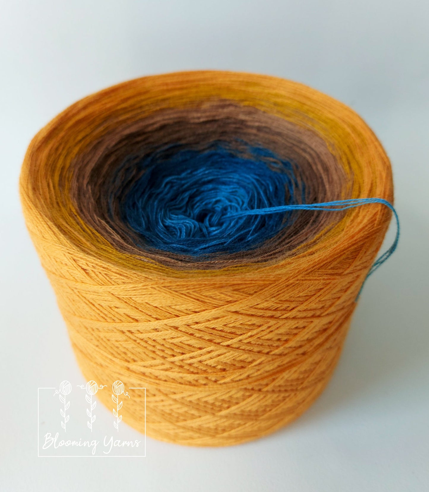 Gradient ombre yarn cake, colour combination C090