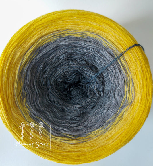 Gradient ombre yarn cake, colour combination C091