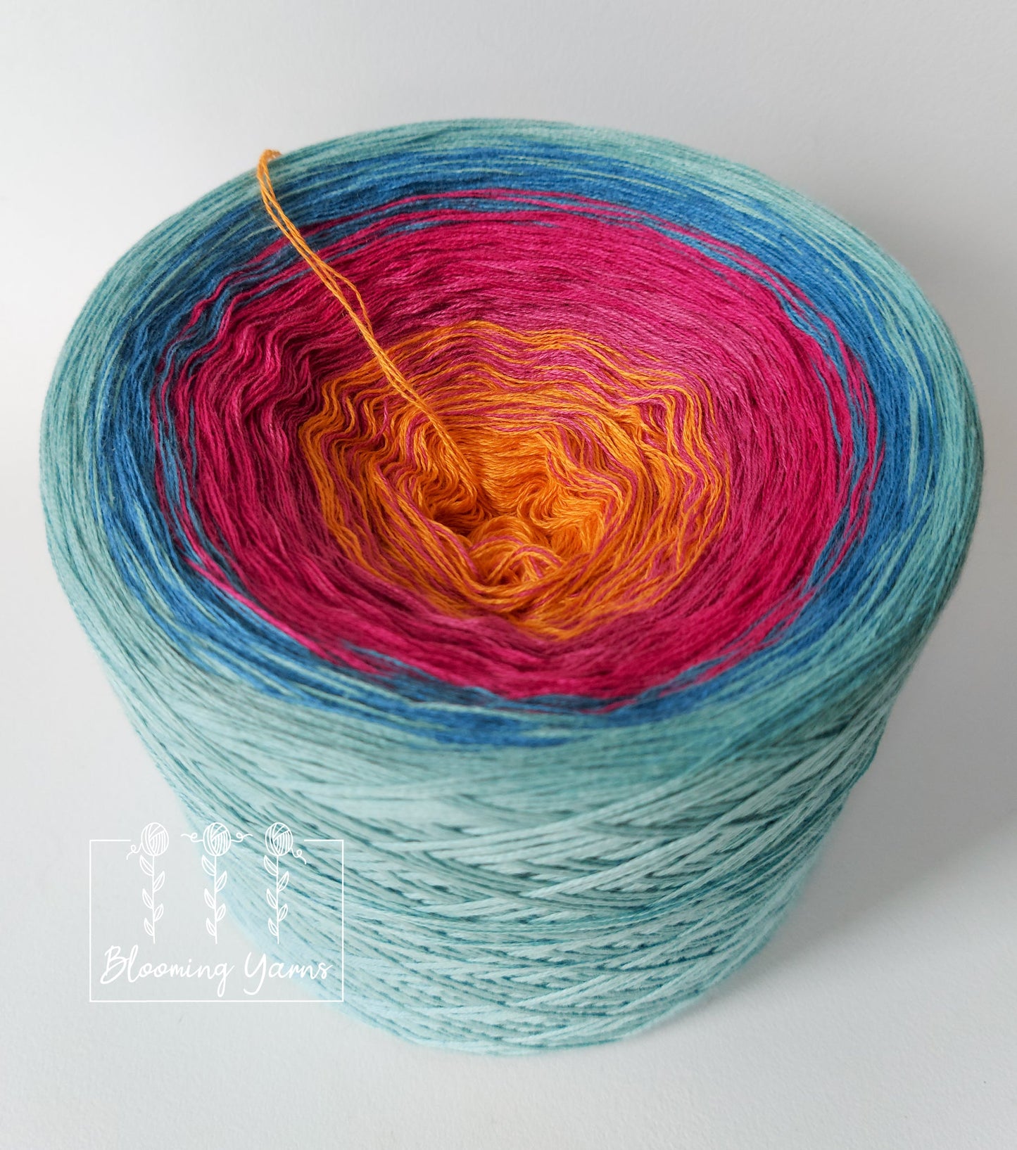 Gradient ombre yarn cake, colour combination C092