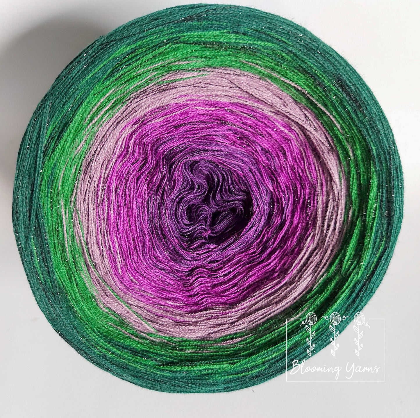 Gradient ombre yarn cake, colour combination C098