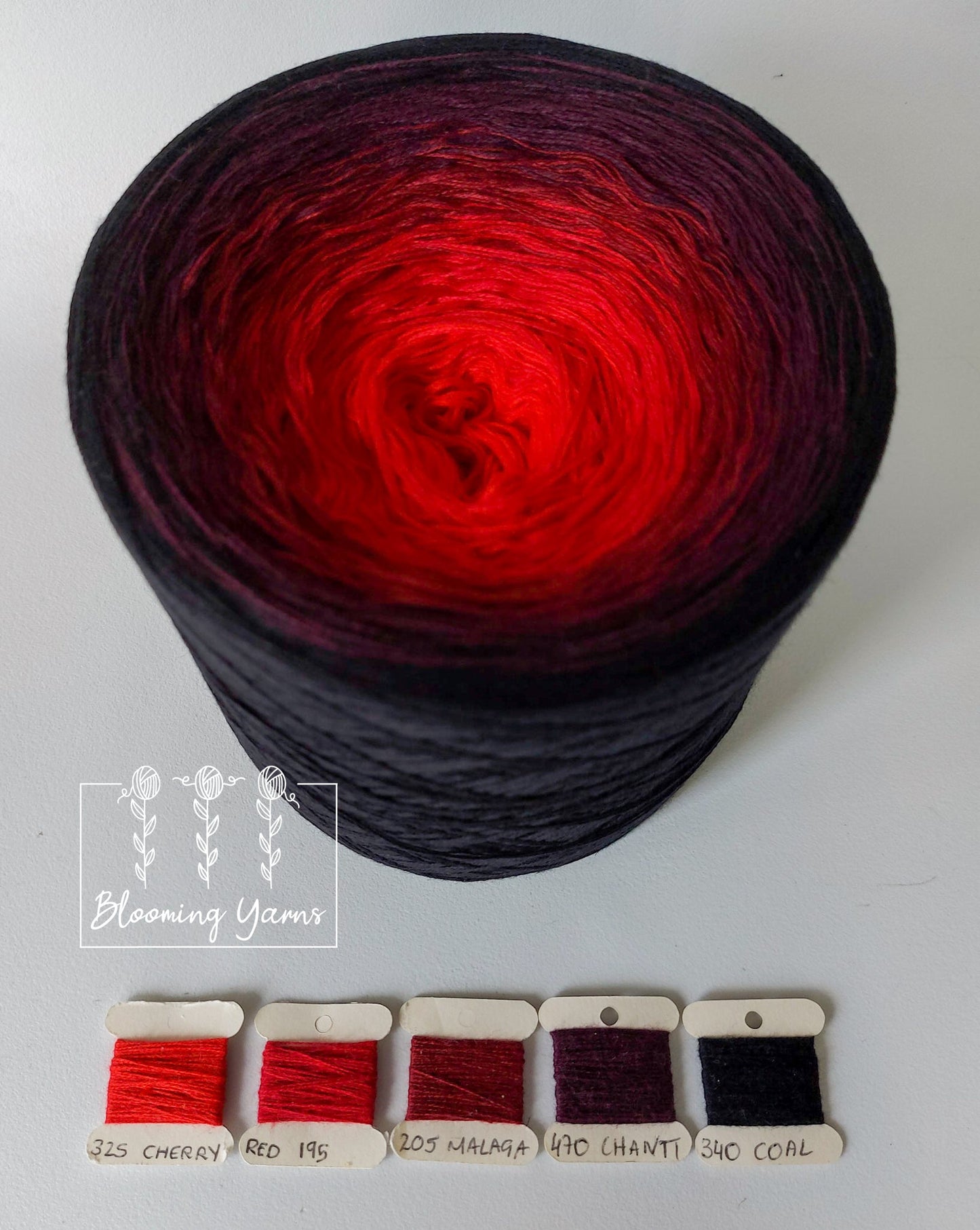 Gradient ombre yarn cake, colour combination C101