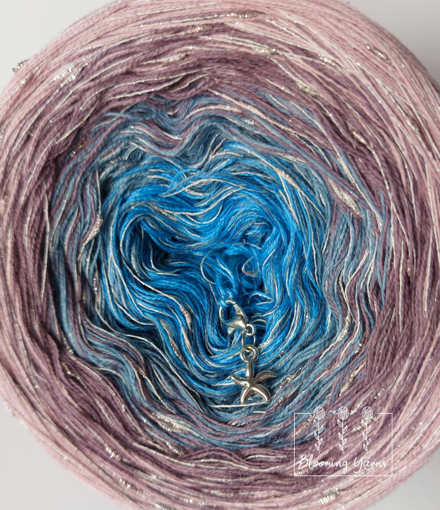Gradient ombre yarn cake, colour combination C124