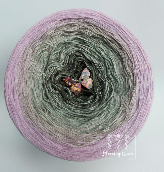 Gradient ombre yarn cake, colour combination C121