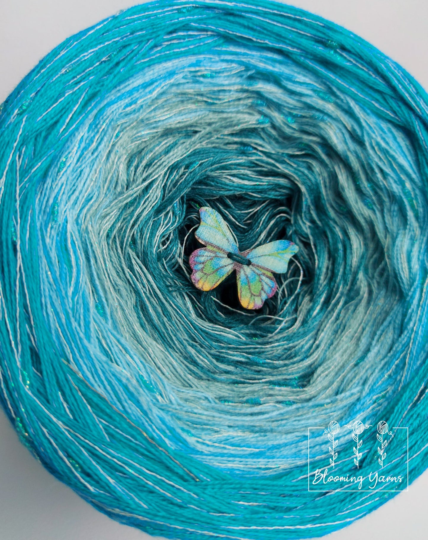 Gradient ombre yarn cake, colour combination C123