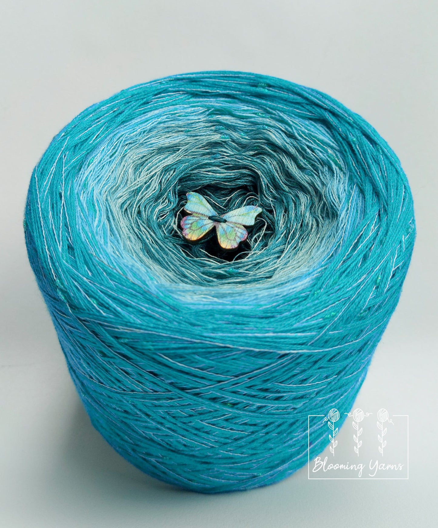 Gradient ombre yarn cake, colour combination C123