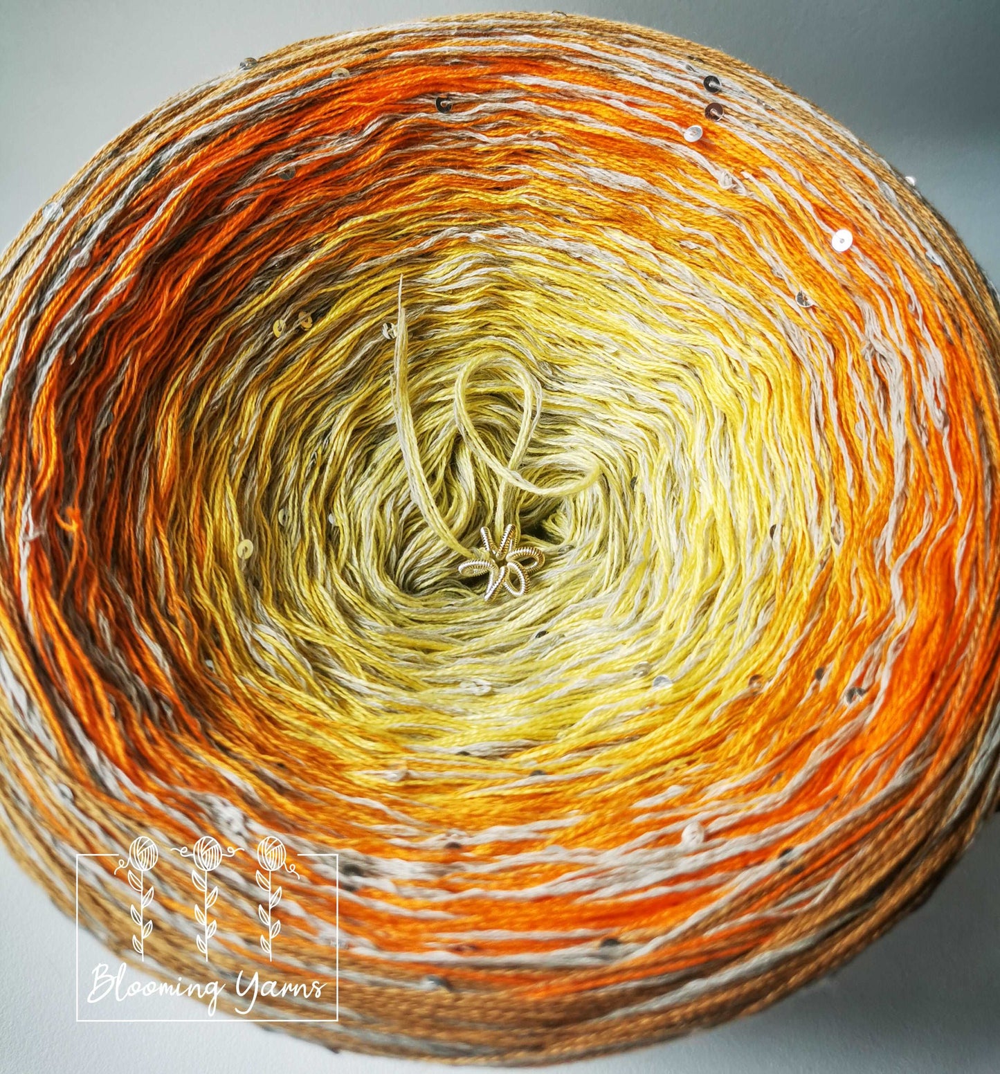 Gradient ombre yarn cake, colour combination C083