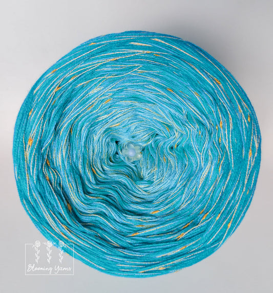 Gradient ombre yarn cake, colour combination C134