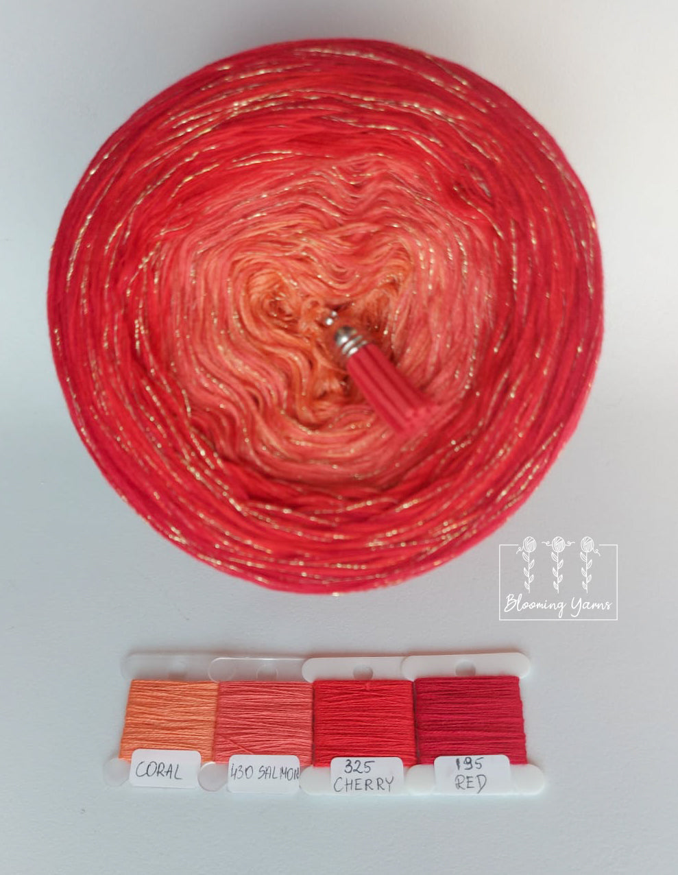 Gradient ombre yarn cake, colour combination C145