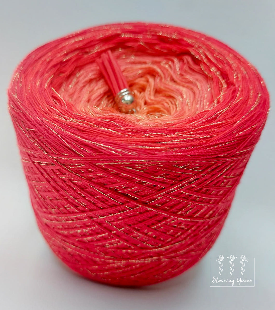205g Organic Cotton Lace Spring And Autumn Cake Yarn Gradient