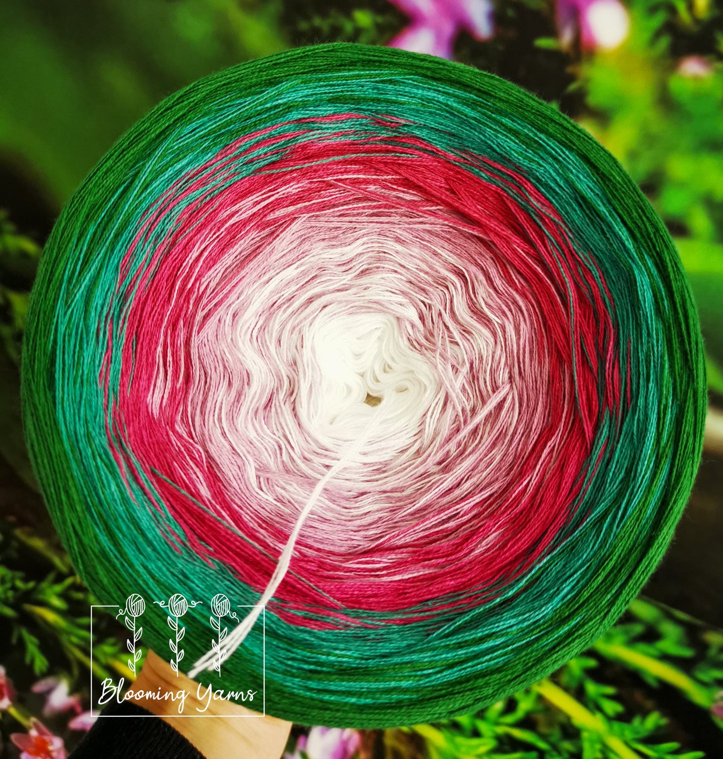 Gradient ombre yarn cake, colour combination C099
