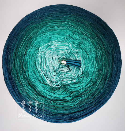 Gradient ombre yarn cake, colour combination C116