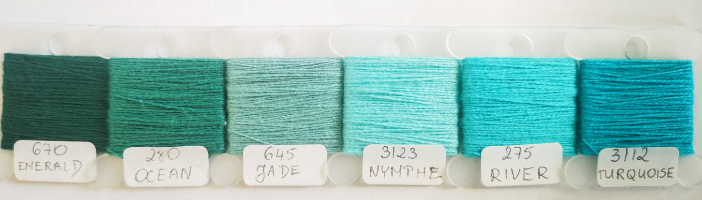 Gradient ombre yarn cake, colour combination C123