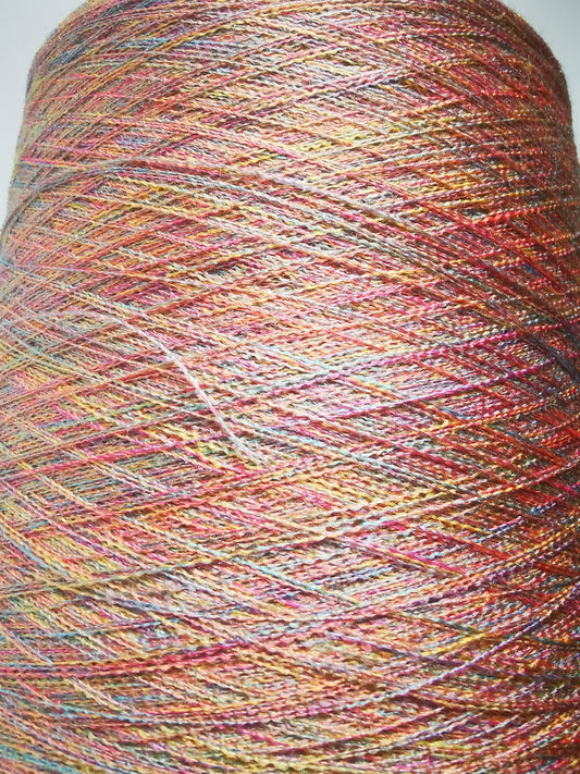 mixed fibres rainbow thread