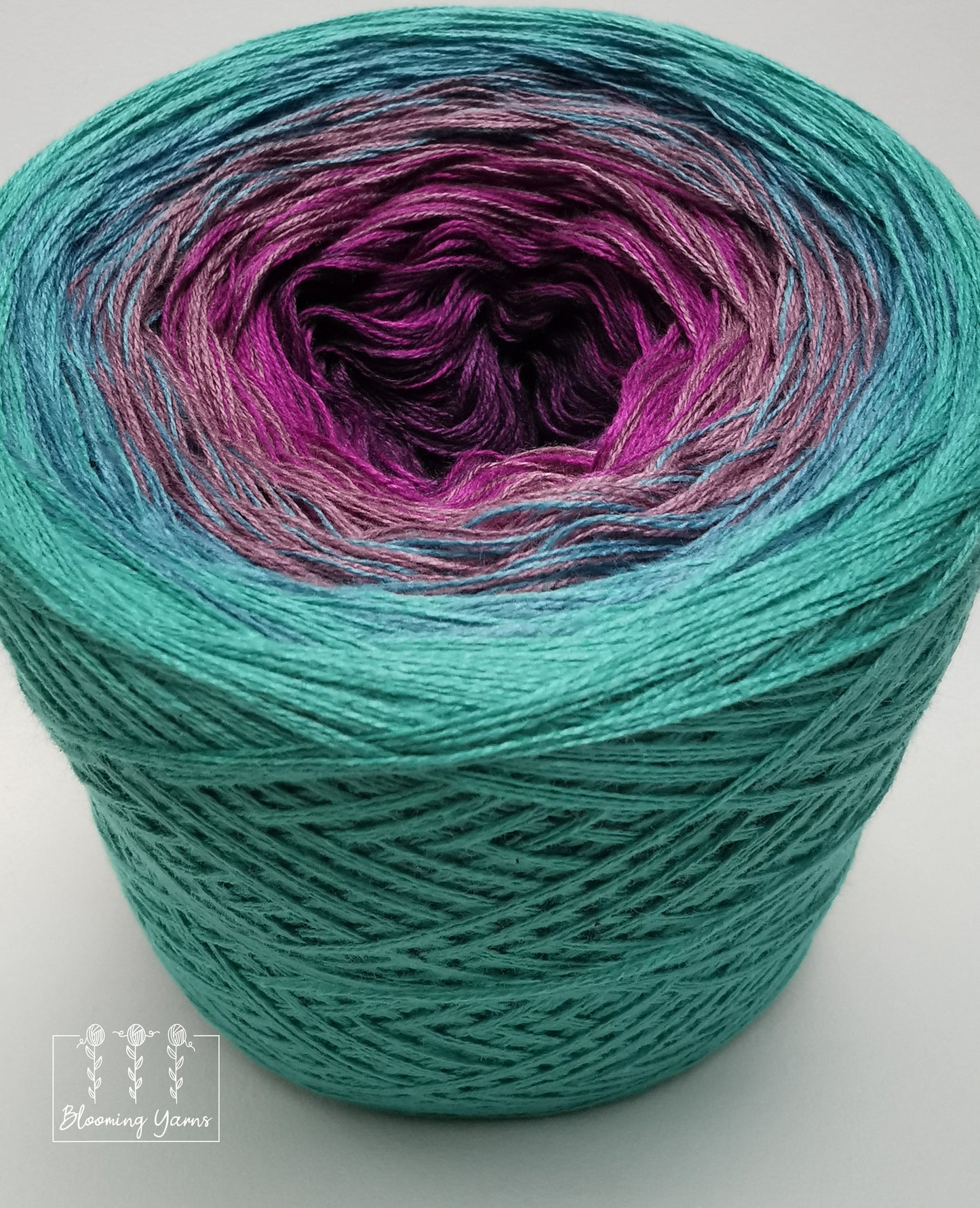 Gradient ombre yarn cake, colour combination C163 by Maggie Raczkowska