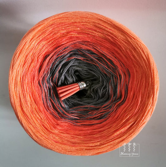 Gradient ombre yarn cake, colour combination C172