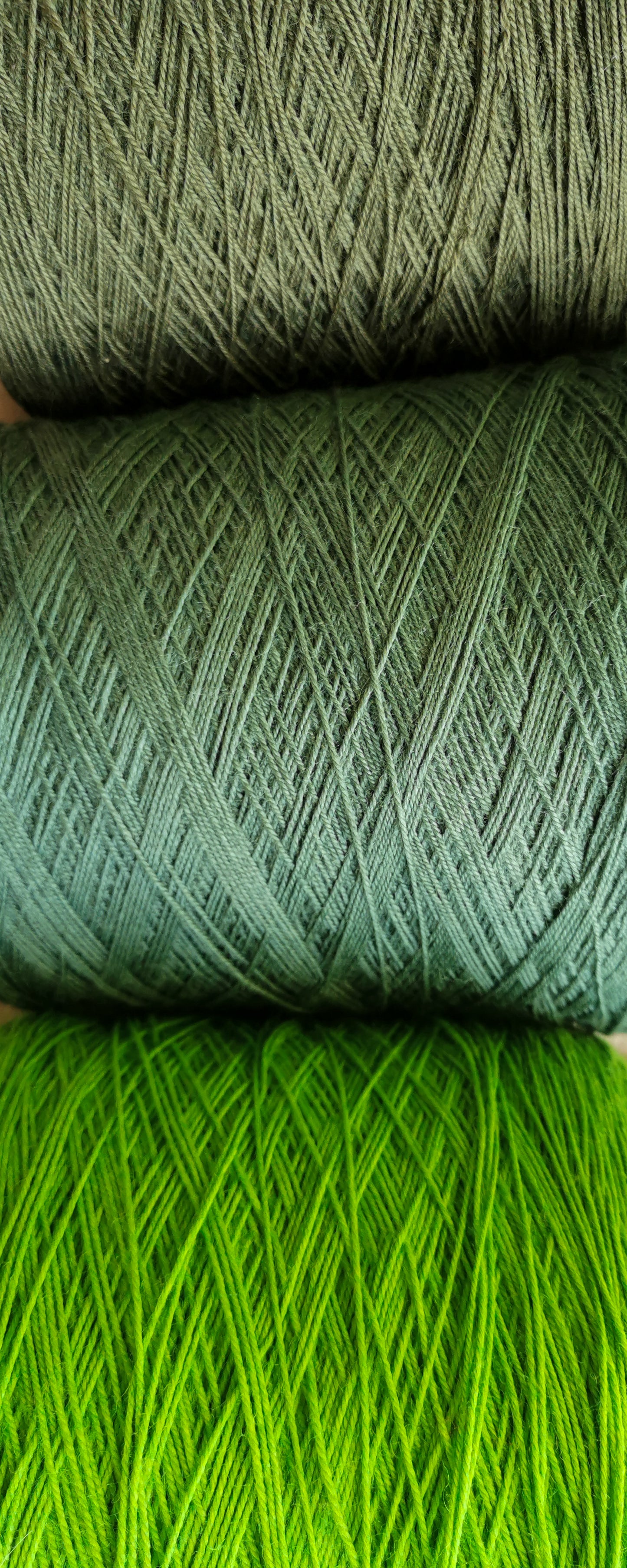 wool/nylon blend yarn in sage