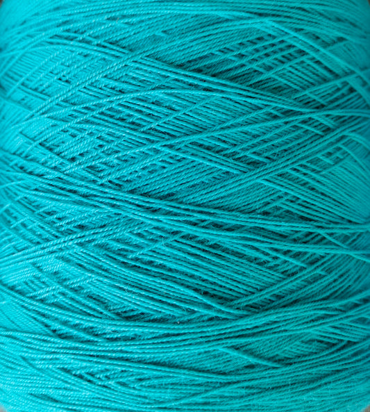 wool/nylon blend yarn in light turquise