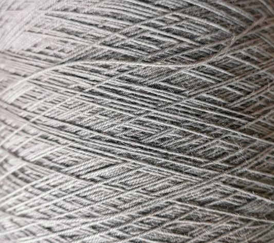 wool/nylon blend yarn in grey