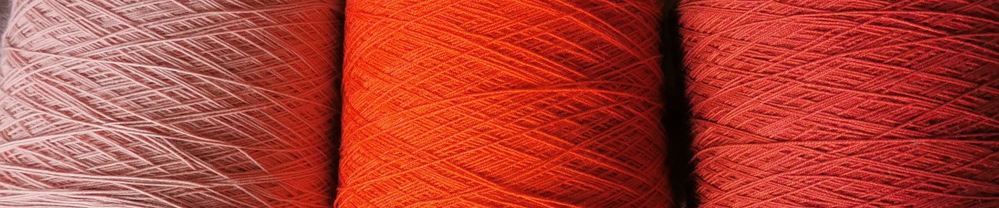 wool/nylon blend yarn in prawn pink