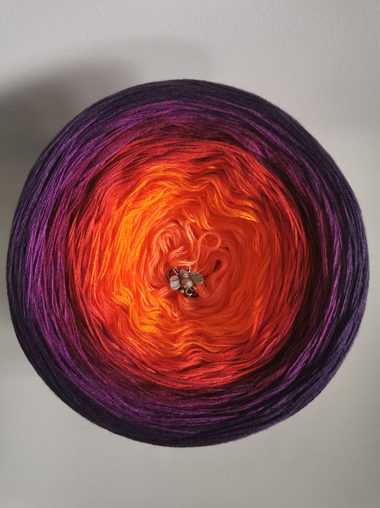 Gradient ombre yarn cake, colour combination C178