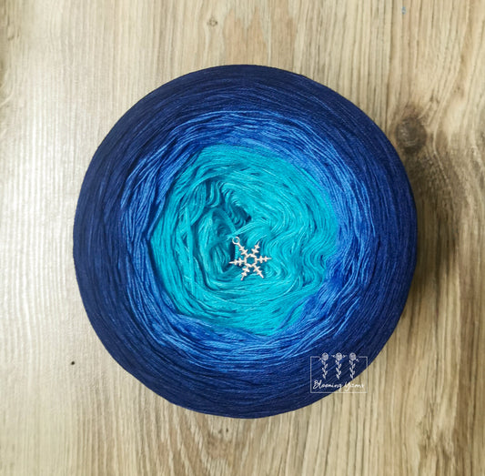 Gradient ombre yarn cake, colour combination C184