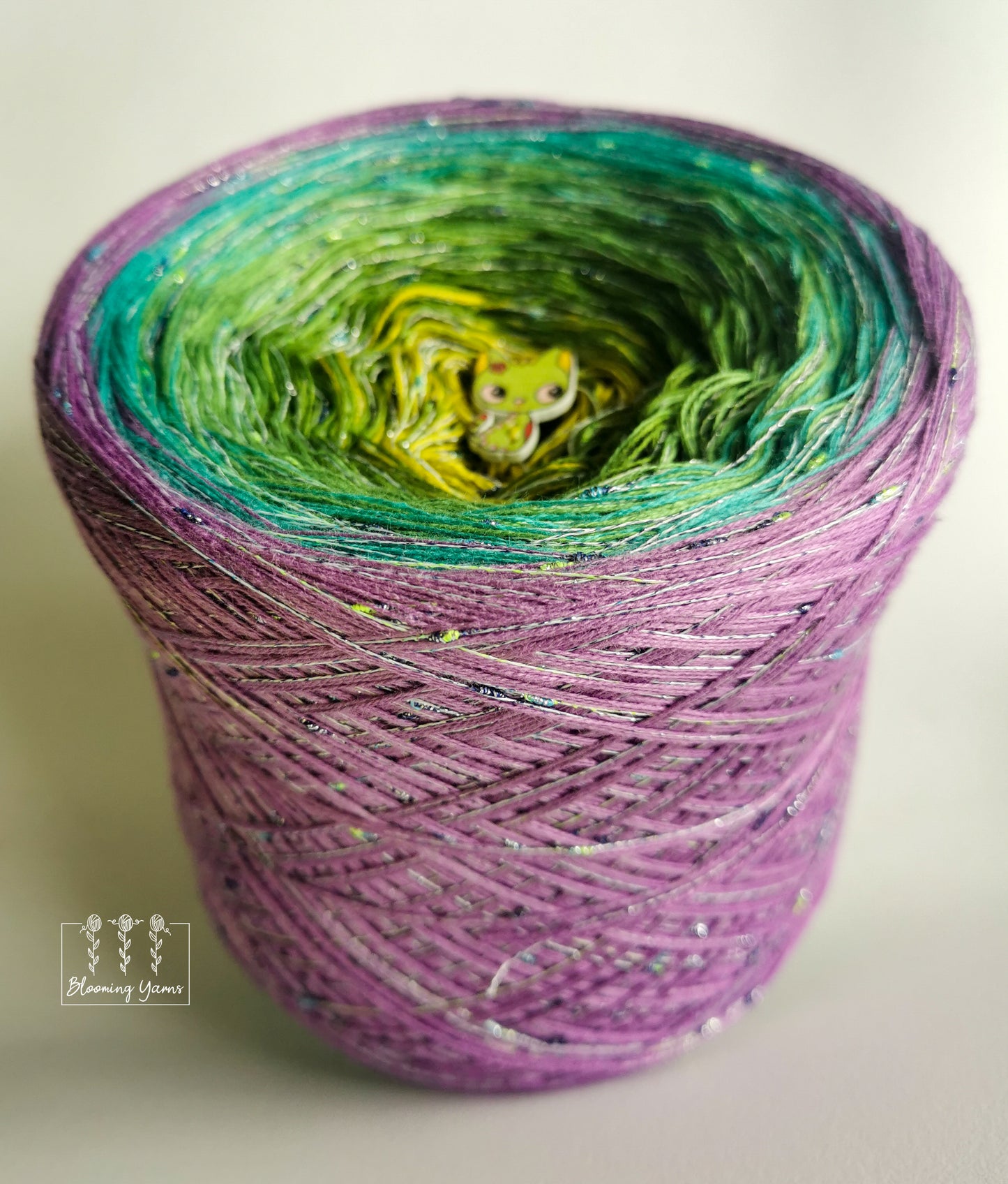 Gradient ombre yarn cake, spring colour combination C201 by Maggie